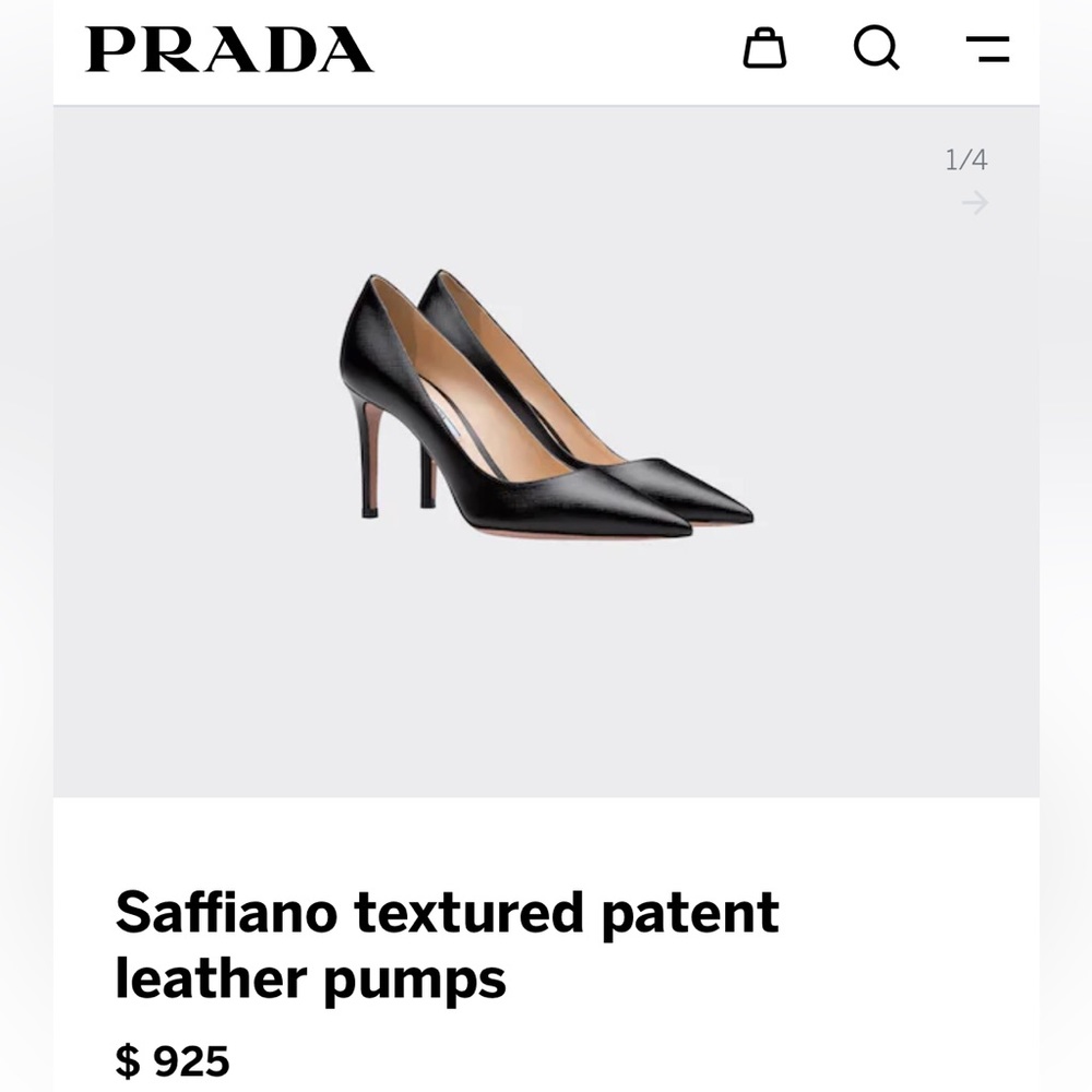 Prada timeless pumps